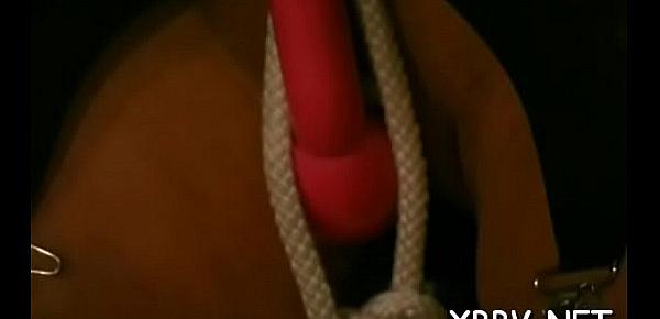  Hawt female naughty bdsm scenes with castigation and sex